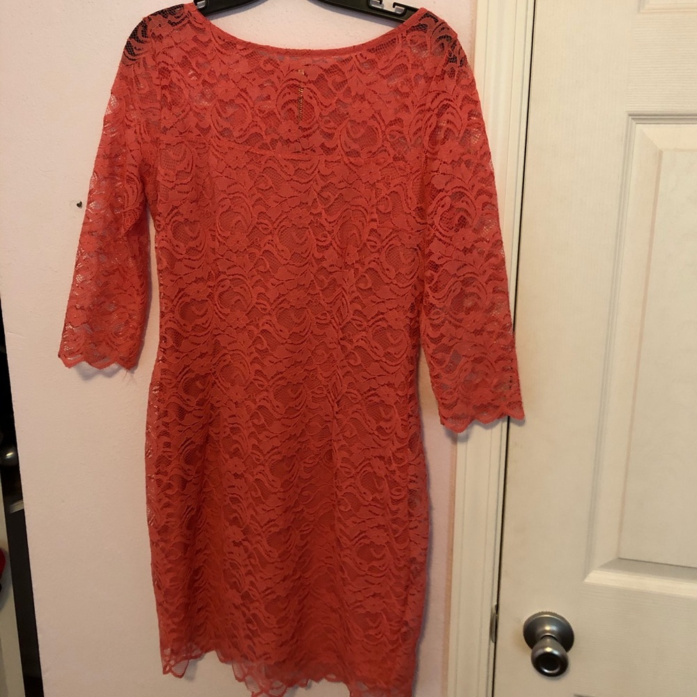 🦃2/$20🦃 Jennifer Lopez | size 6 | coral dress